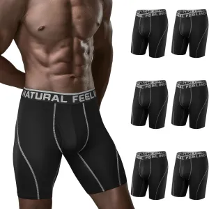 Natural Feelings Mens Underwear Boxer Briefs Long Leg 9 Inch Performance Boxer Briefs for Men