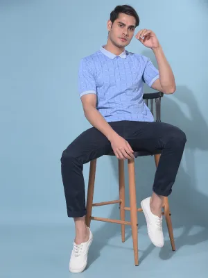 Navy Blue Stretchable Cotton Trousers