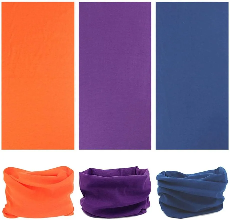 Neck Gaiter Headband Headwear Head Wrap Face Mask Magic Scarf Bandana for Men and Women
