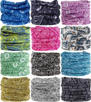 Neck Gaiter Headband Headwear Head Wrap Face Mask Magic Scarf Bandana for Men and Women