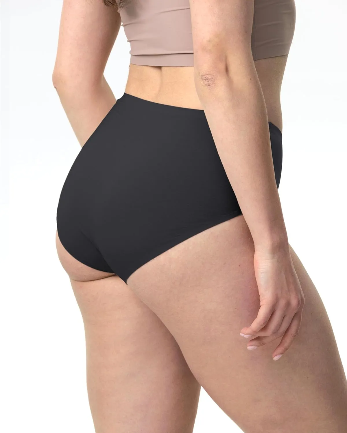 Neione Women's Cotton Underwear No Show Hipster Panties with Seamless Look No Panty Lines