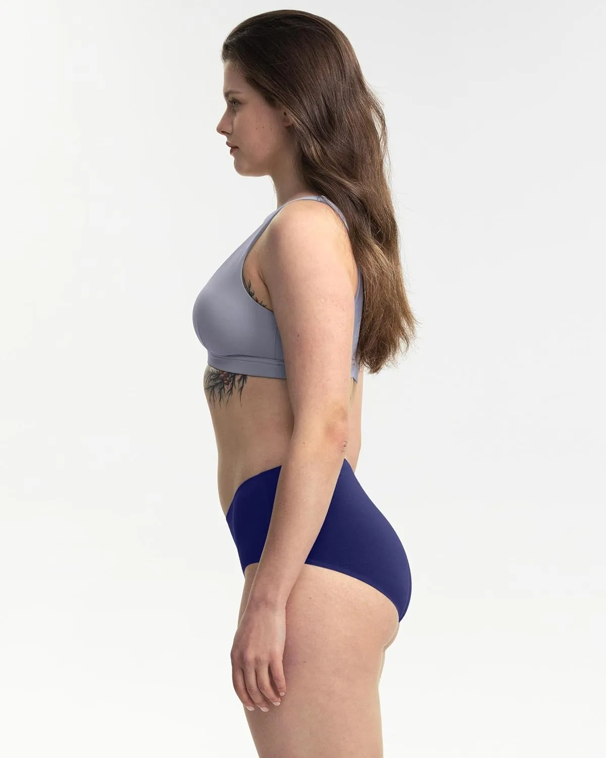 Neione Women's Cotton Underwear No Show Hipster Panties with Seamless Look No Panty Lines