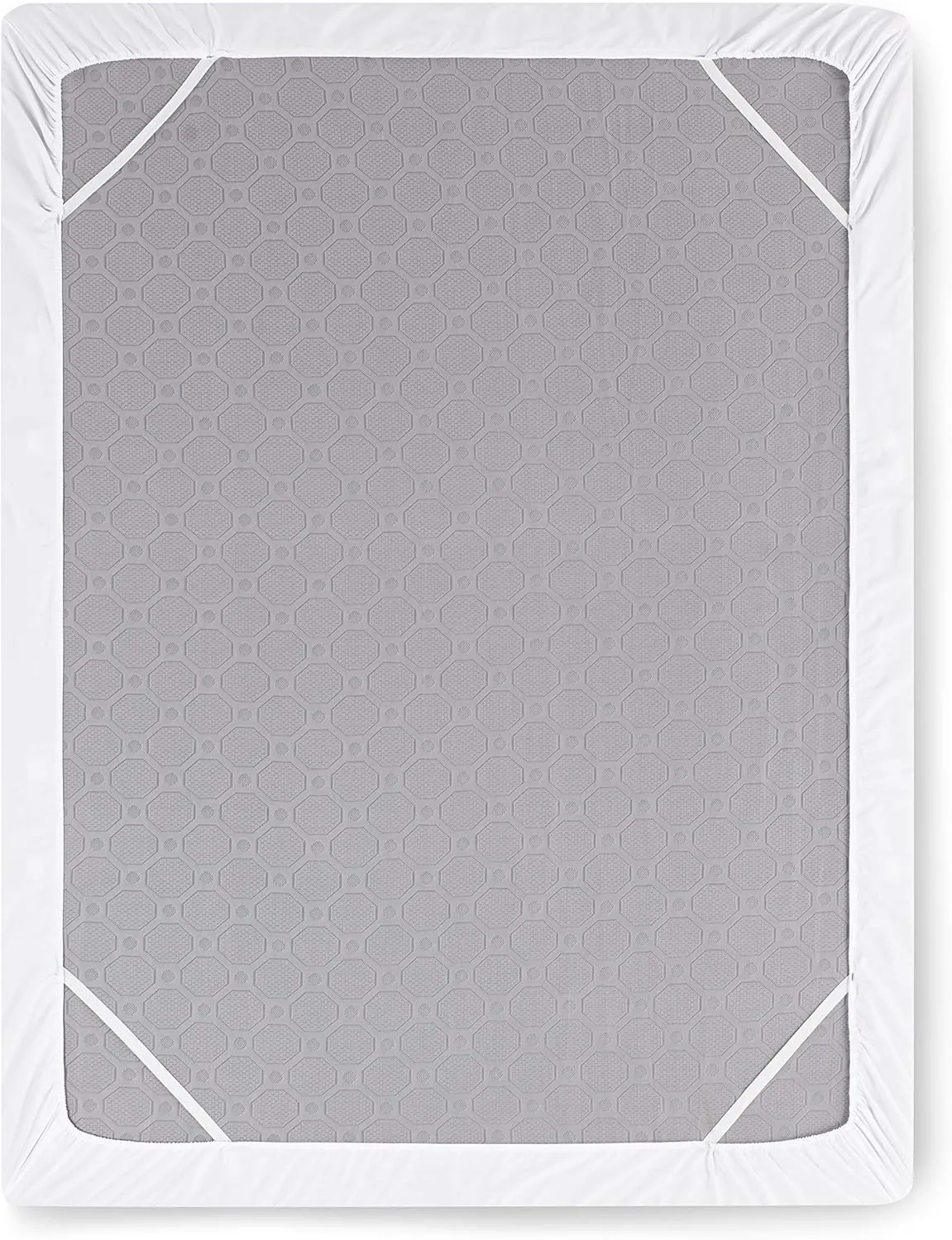 Nestl Extra Deep Pocket King Size Sheets - Fits Mattress 18-24 Inches, 4 Piece Set, Calm Blue