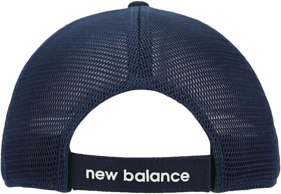 New Balance Adult Unisex 6 Panel Lightweight Adjustable Stretch Running Workout Trucker Hat