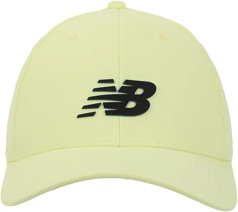 New Balance Adult Unisex 6 Panel Structured Stretch-Fit Performance Running Workout Gym Hat