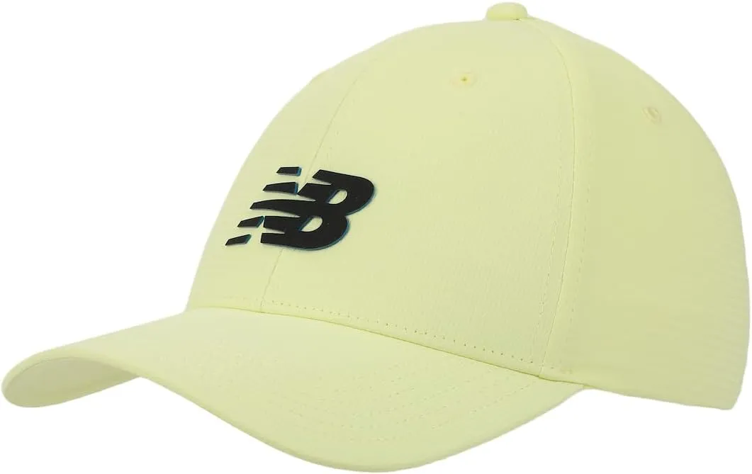 New Balance Adult Unisex 6 Panel Structured Stretch-Fit Performance Running Workout Gym Hat