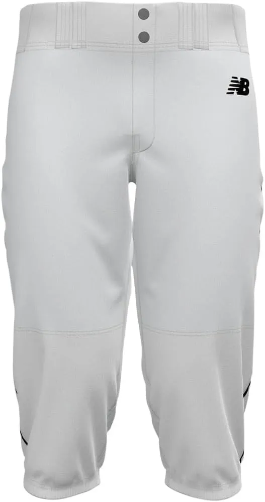 New Balance Men's Adversary 2.0 Piped Knicker Baseball Pants White/Black S