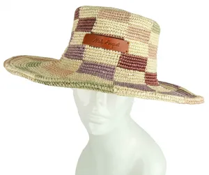 Nick Fouquet Window Pane Hat in Multicolored Checkered