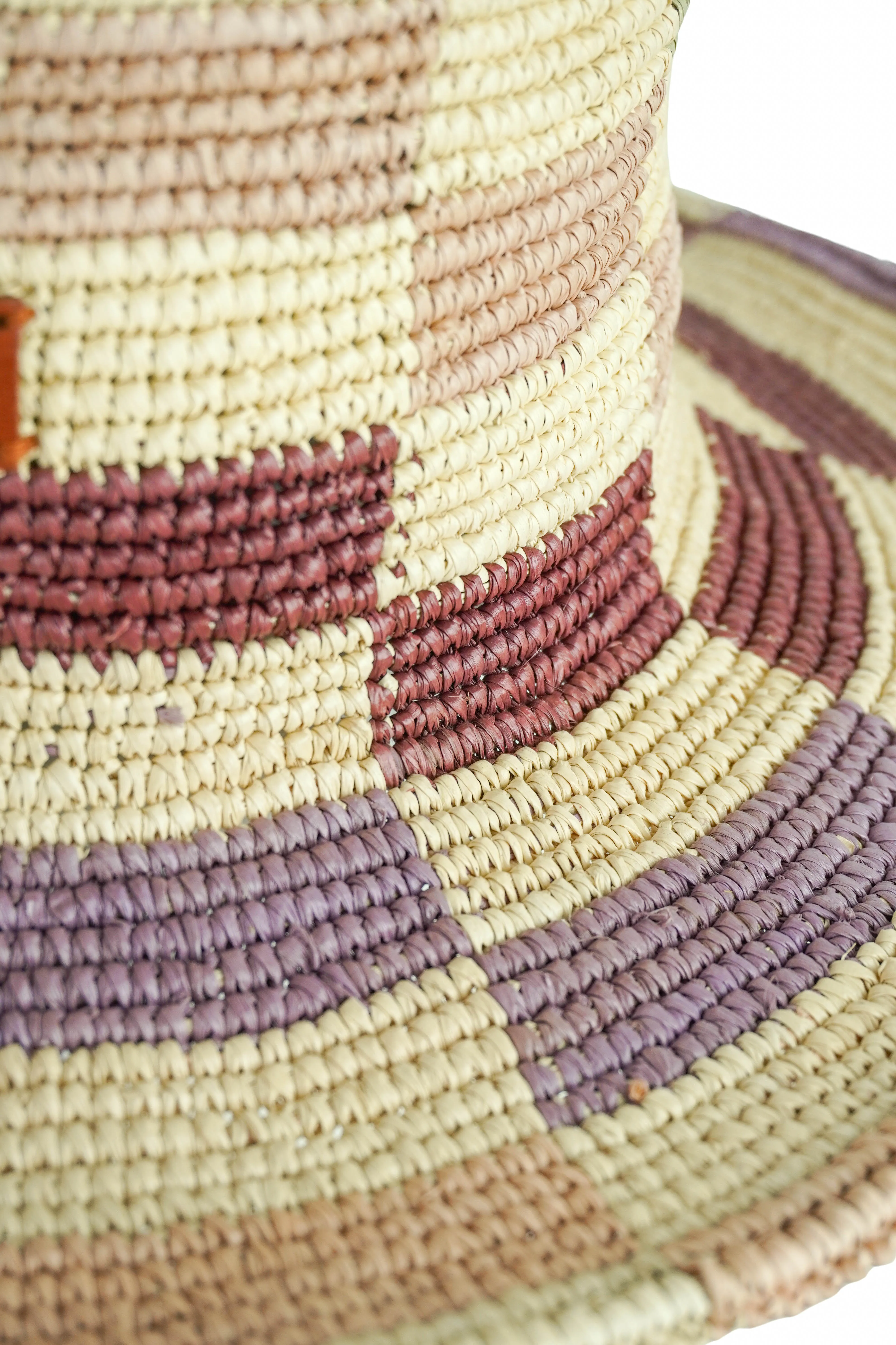 Nick Fouquet Window Pane Hat in Multicolored Checkered
