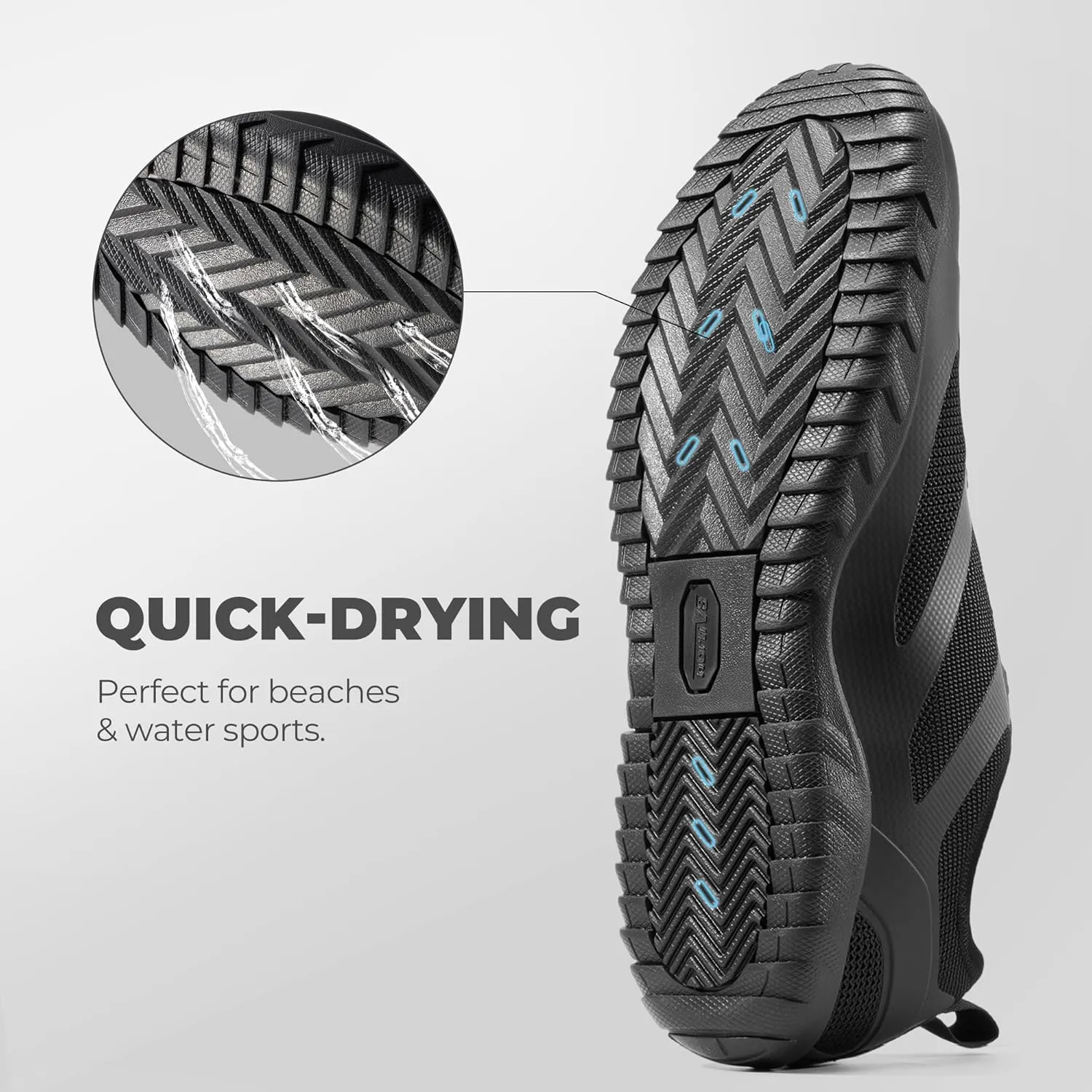 NORTIV 8 Barefoot Water Shoes for Women Men Minimalist Breathable & Comfortable Beach Swim Boat Pool Outdoor Walking Shoes, Zero Drop Sole, Seagull