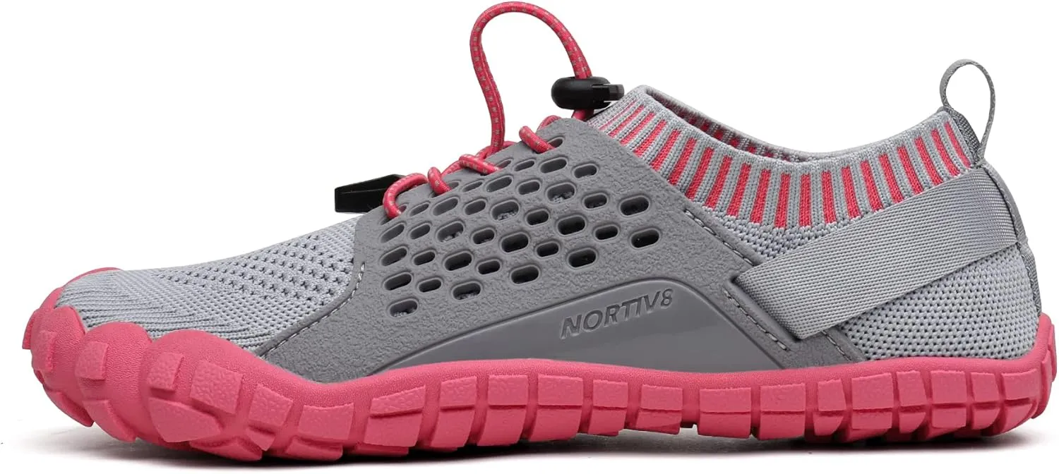 NORTIV 8 Women's Quick Dry Water Shoes Barefoot Sports Aqua Beach Pool Swim Shoes TREKLADY