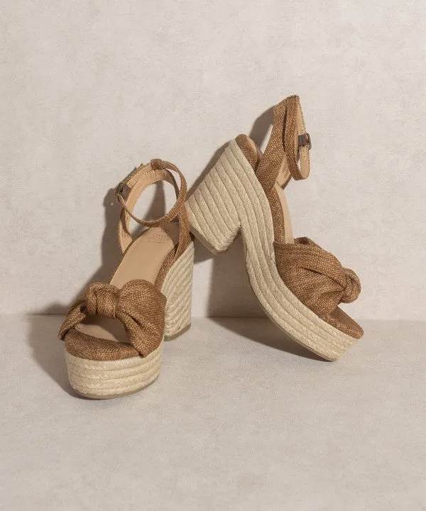 OASIS SOCIETY MACKENZIE - ESPADRILLE WEDGE SANDAL