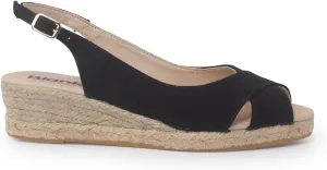 Oliva Espadrille Wedges: Sustainable, Vegan, Classic Style. Made in Spain