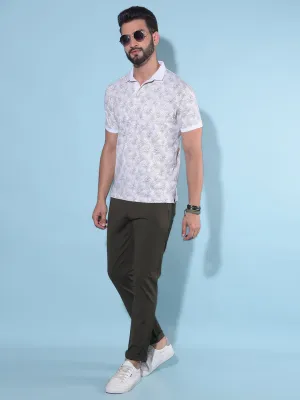 Olive Stretchable Trousers