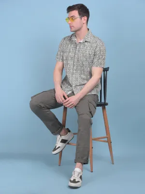 Olive Stretchable Trousers