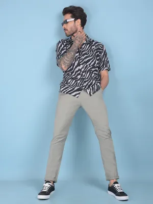 Olive Stretchable Trousers