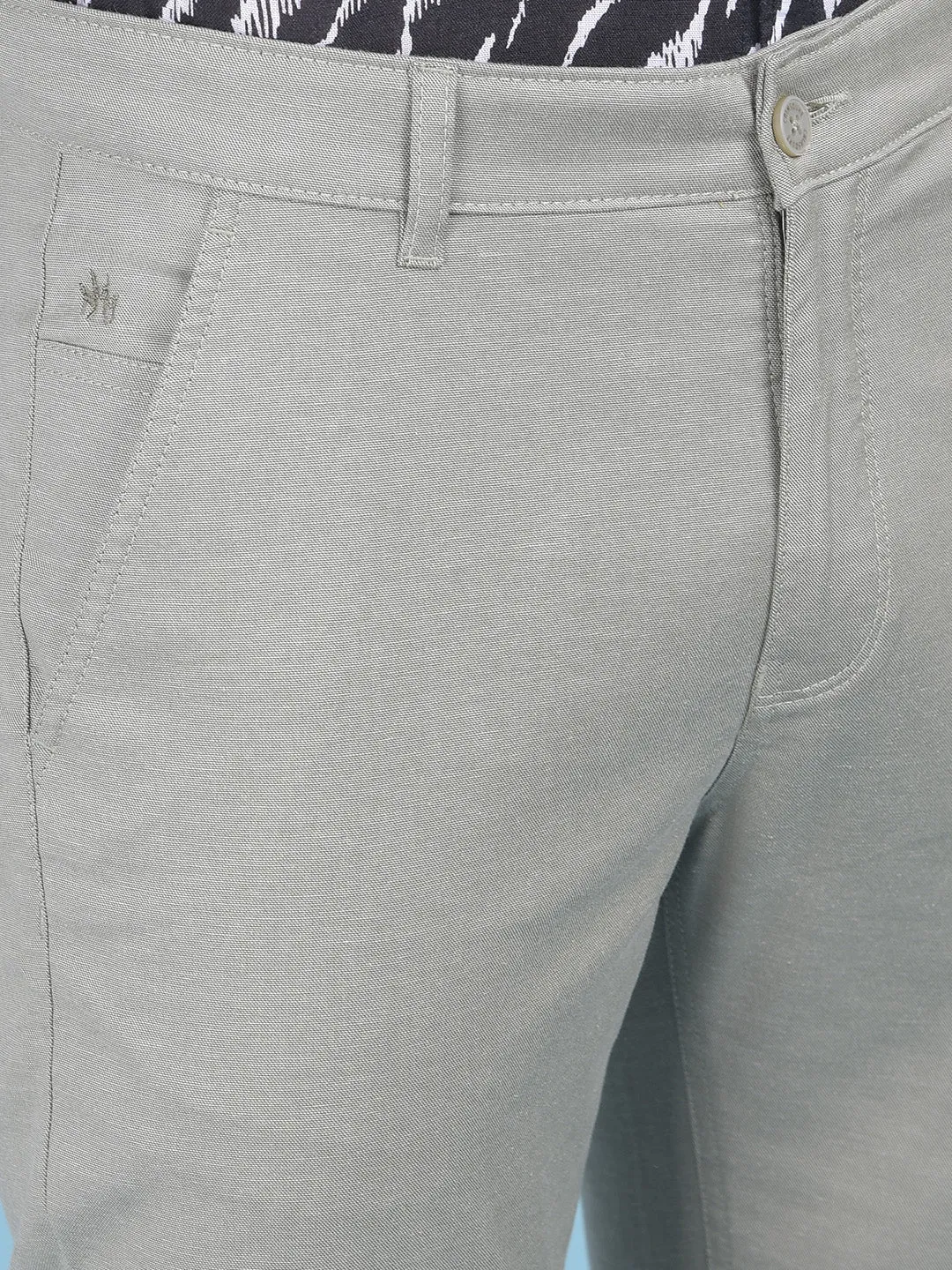 Olive Stretchable Trousers