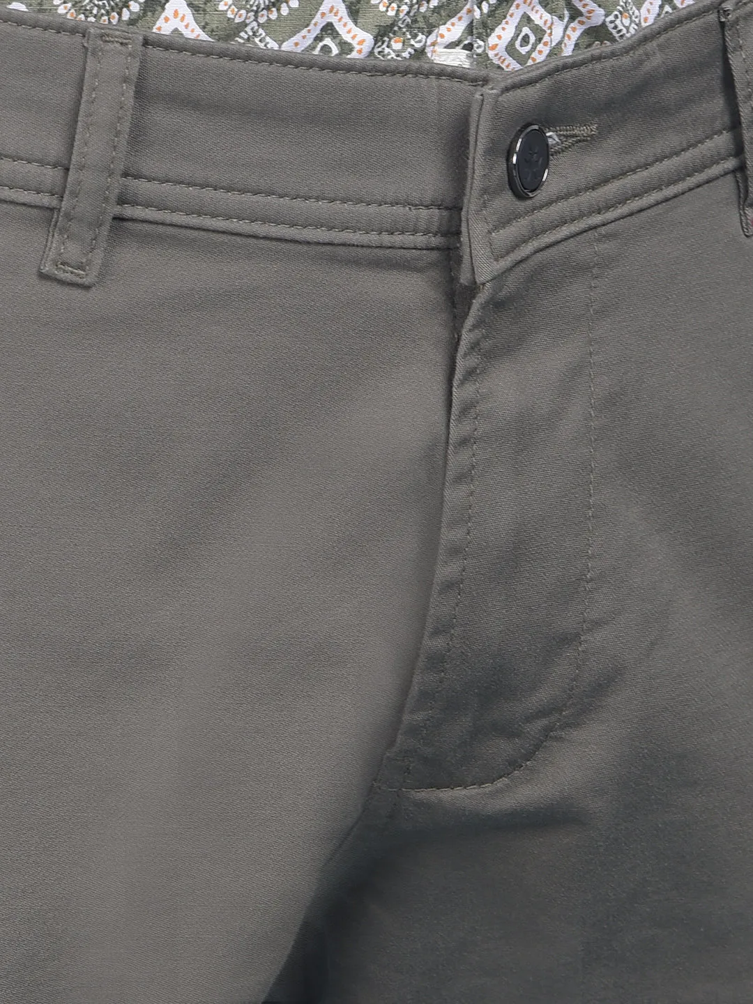 Olive Stretchable Trousers