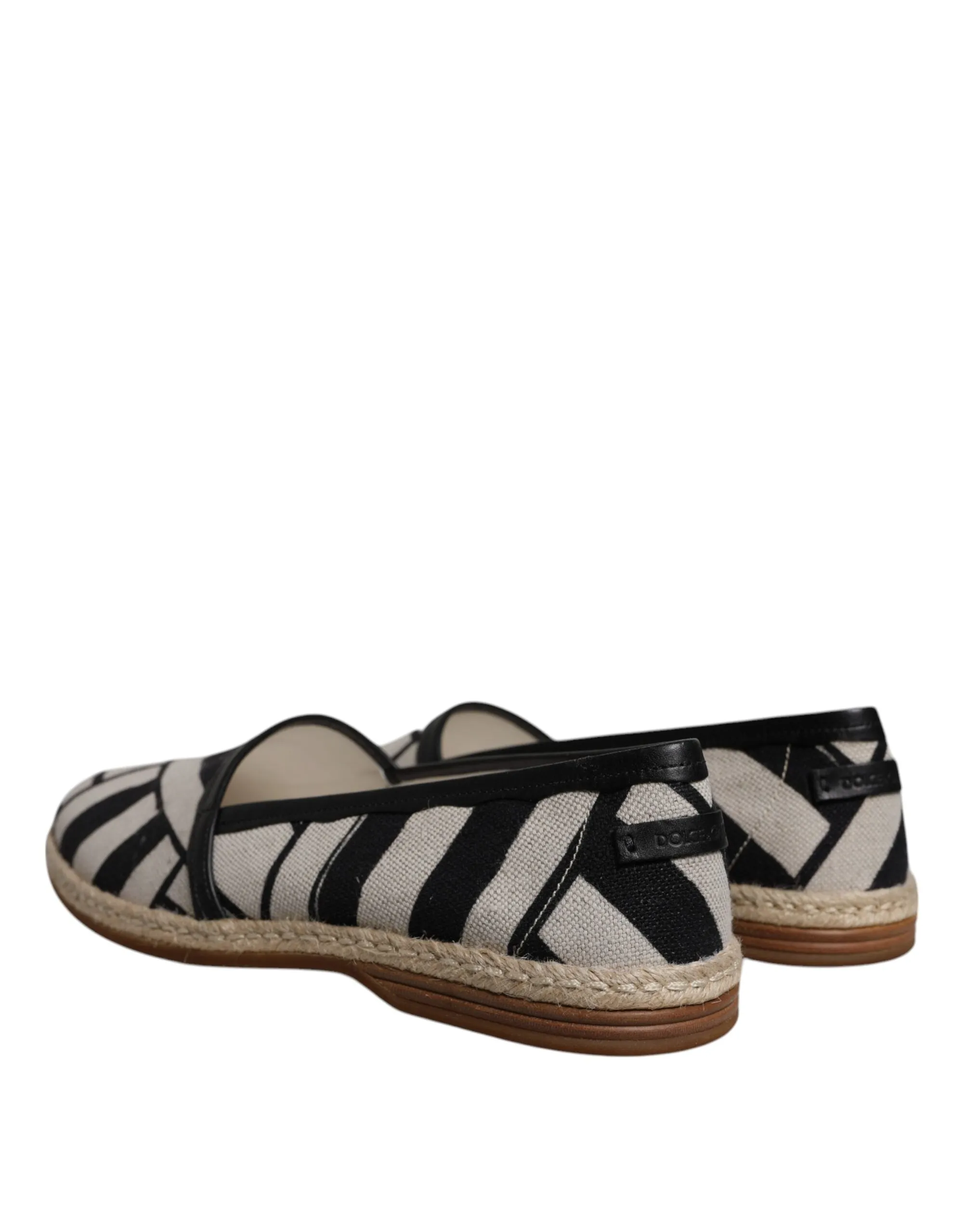 On Black Shoes Slip Stripes Wireless-enabled Espadrille White Dolce Gabbana Site-wide sale &