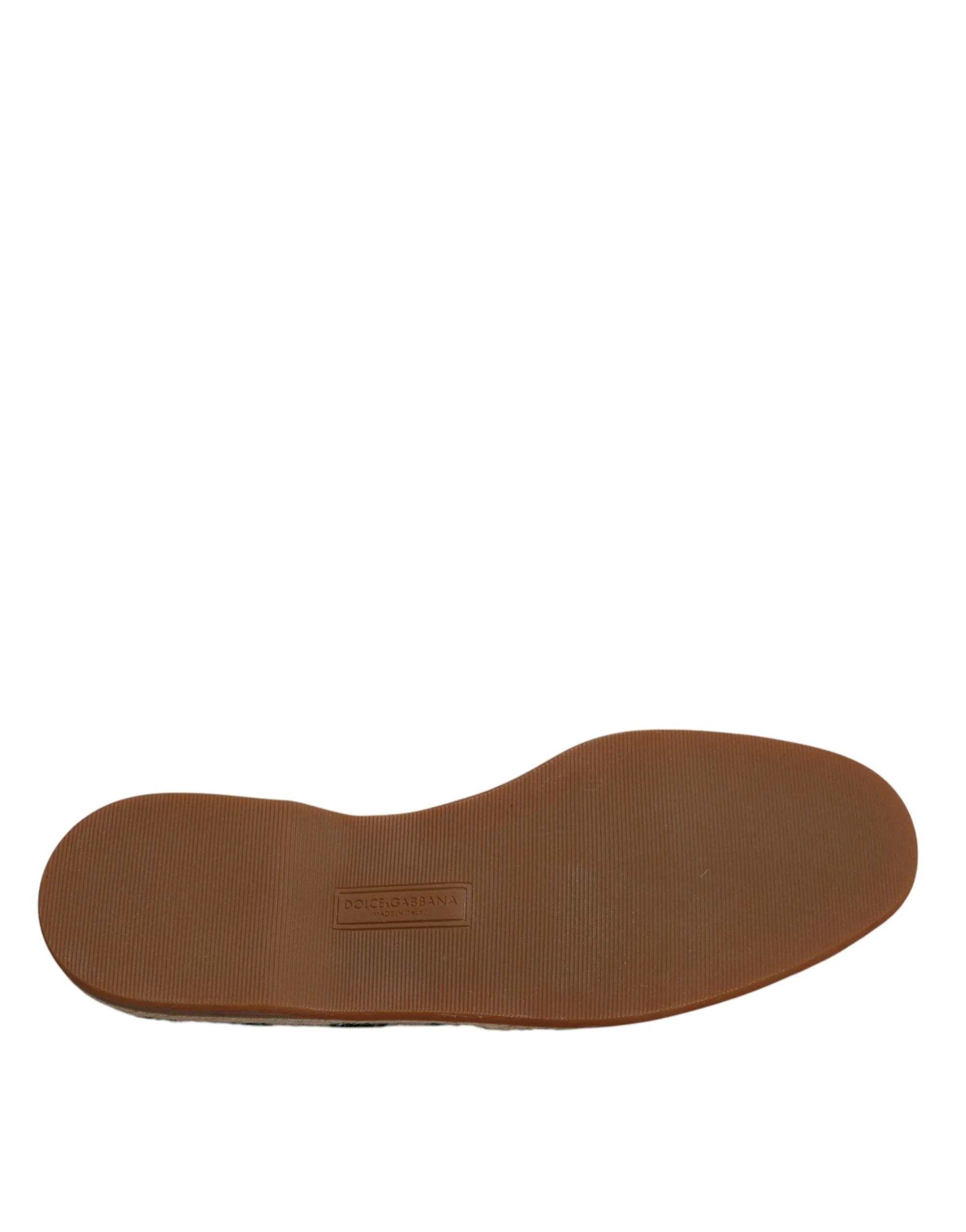 On Black Shoes Slip Stripes Wireless-enabled Espadrille White Dolce Gabbana Site-wide sale &