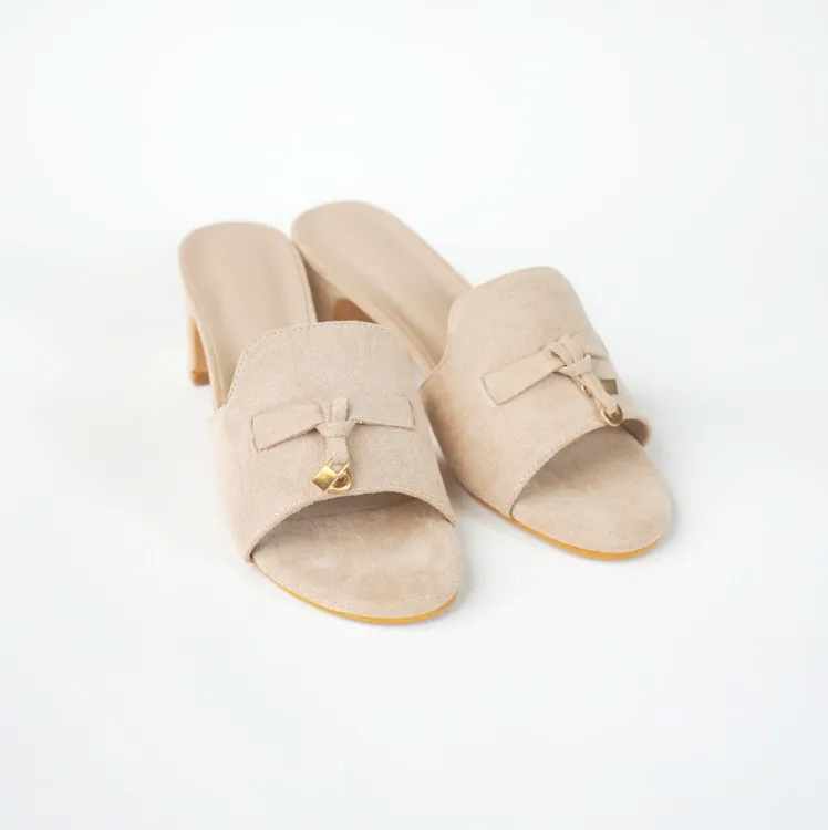 Open Block Heel