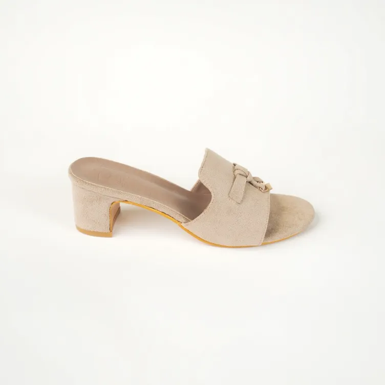 Open Block Heel