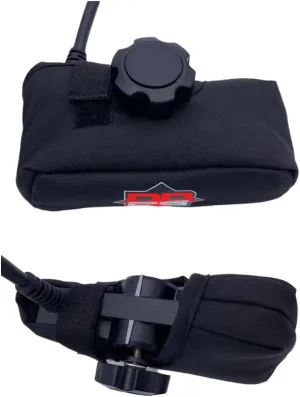 Padded Transducer Cover for The Garmin LVS34 (Red)