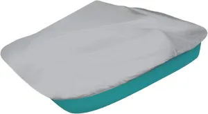 Pedal Boat Cover 112.5" L X 78.7" W Heavy 600D Oxford Fabric Outdoor 3 or 5 Person Paddle Boat Protector Waterproof Dust-Proof UV Protection,Gray