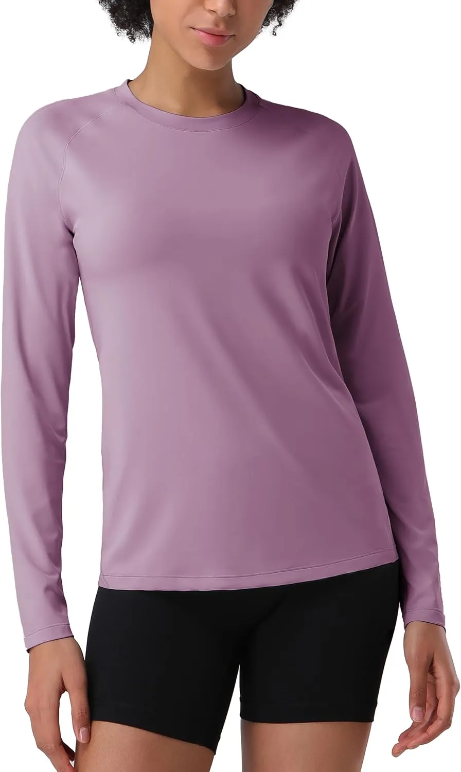 Pioneer Camp Rash Guard for Women Sun Shirts UPF 50  SPF UV Protection Long Sleeve Workout Tops Hiking Running Quick Dry