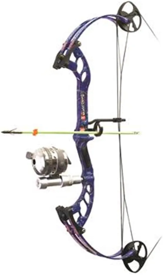 PSE Mudd Dawg Bow Fishing RT-3500 Reel PKG 30" 40 LBS Dk'd Blue