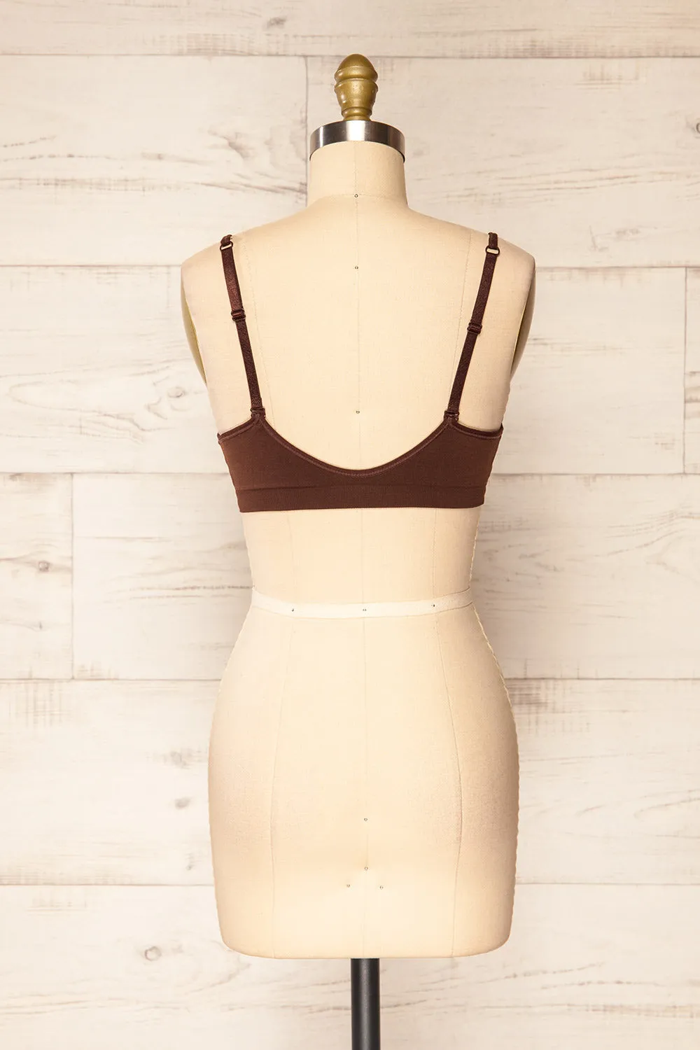 Pyzdry Brown | Padded Stretchable Bralette