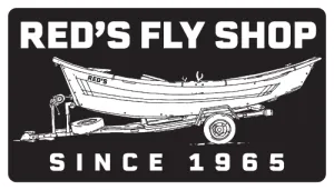 Red's Drift Boat Logo Sticker