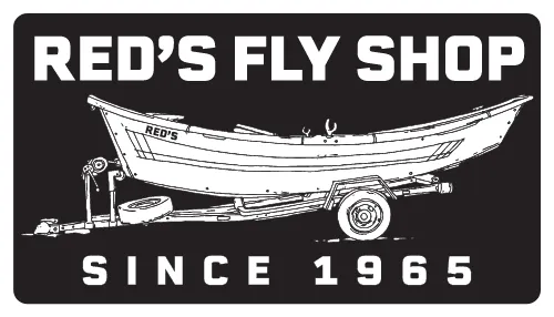 Red's Drift Boat Logo Sticker