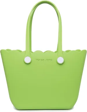 ROSE Rubber Beach Bag Lightweight Waterproof Washable Durable Travel Tote for Boat Pool Sports Gym