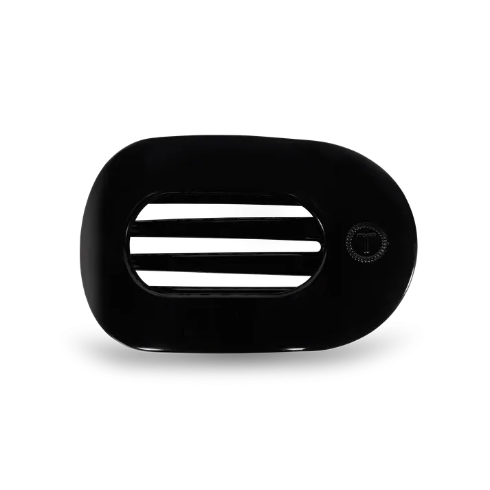 Round Flat Hair Clip | Medium | Jet Black