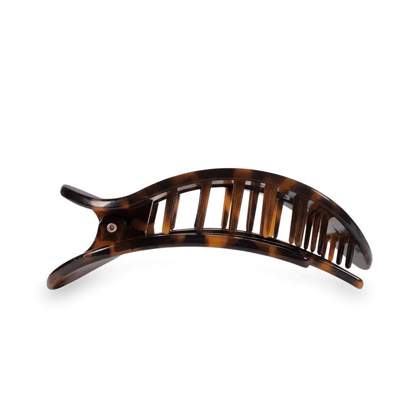 Round Flat Hair Clip | Medium | Tortoise