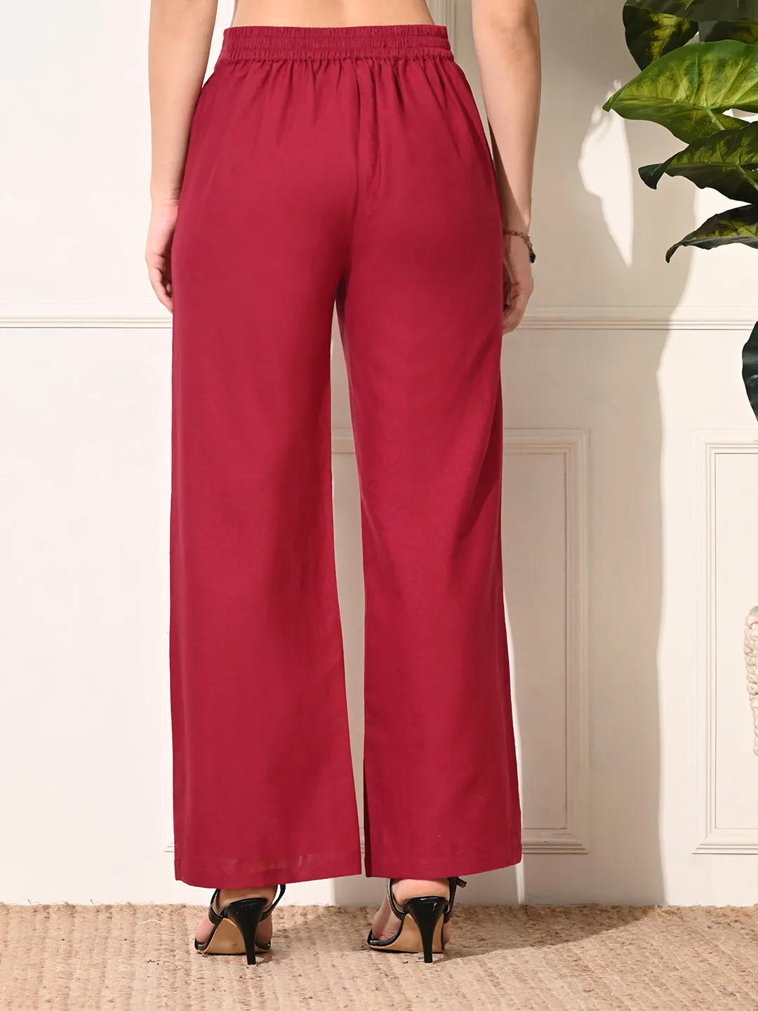 Rust Red Palazzo