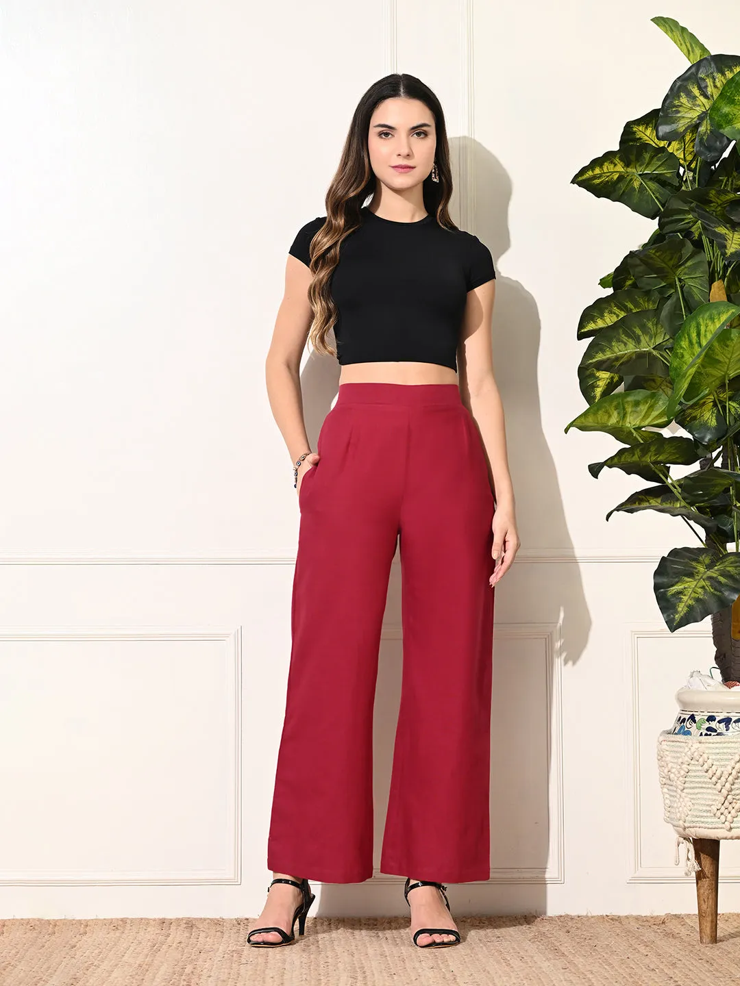 Rust Red Palazzo