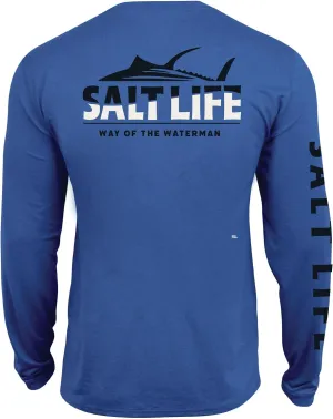 Salt Life Men's On The Move Long Sleeve Performance Fit Shirt