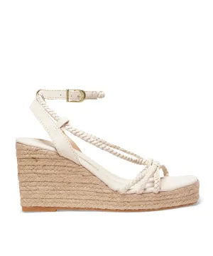 Sandália Espadrilhe Off White Trançado