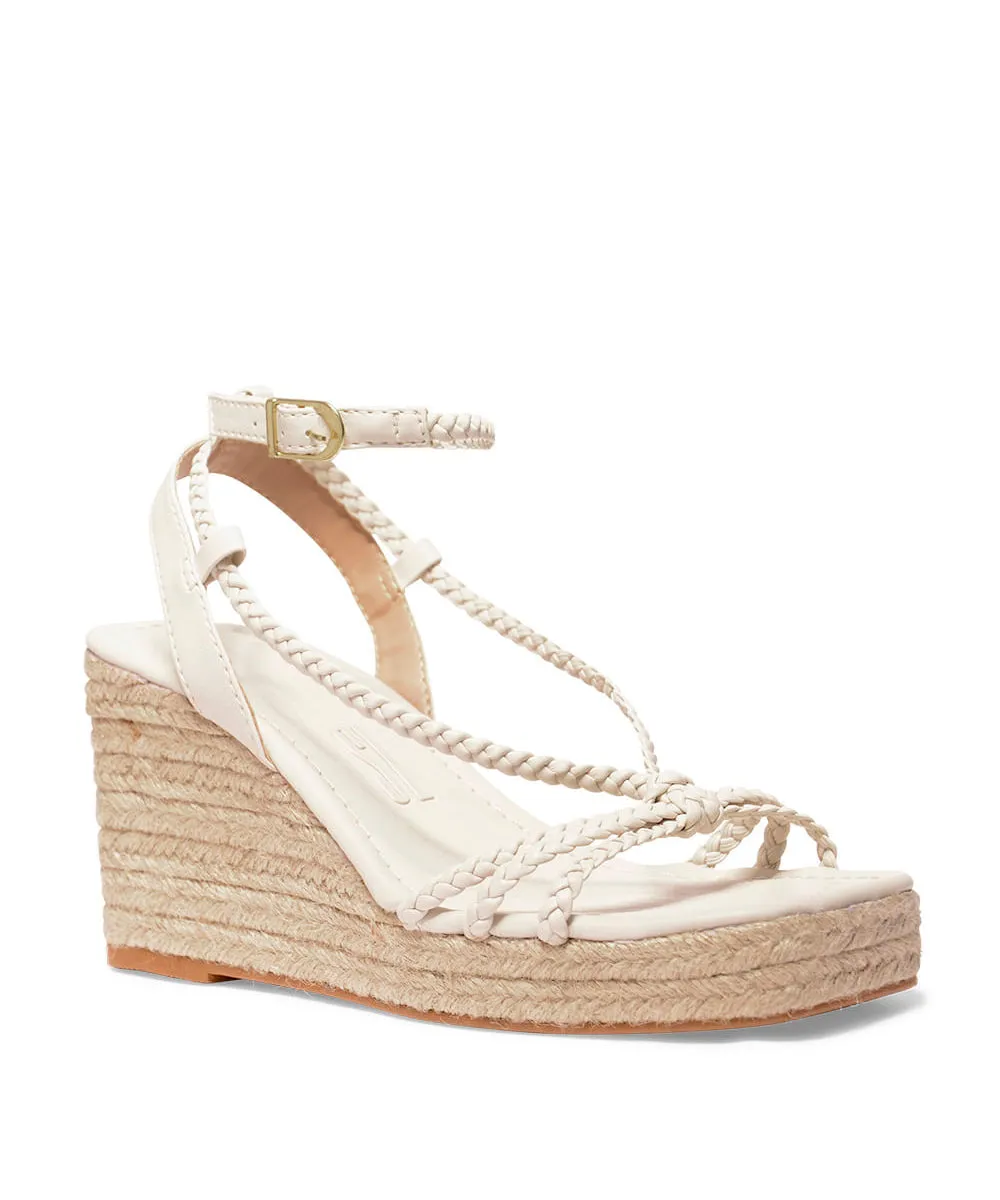 Sandália Espadrilhe Off White Trançado