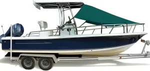 SavvyCraft T-Top Bow Shade, UV Protection Extension 600D Marine Grade Polyester T-Top Boat Bow Area Sun Shade