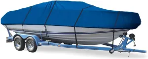SBU Blue Boat Cover Compatible for MAXUM 2100 SC I/O W/SWPF 2004-2007, Travel Storage Mooring