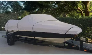 SBU Boat Cover Compatible for HEWESCRAFT-WEST Coast 210 River Runner 1999-2005 Storage, Travel, Lift
