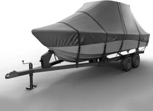 Seal Skin Covers T-Top Boat Cover, Waterproof & UV Resistant, Fits Center Console Boats Up to 22ft Long & 102” Wide, Durable & Snug Fit