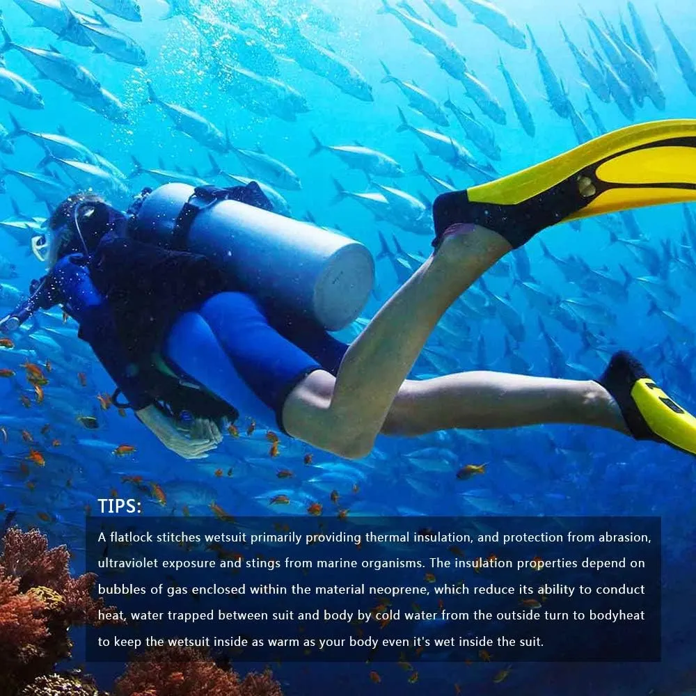 Seaskin Mens 3mm Shorty Wetsuit Womens, Full Body Diving Suit Front Zip Wetsuit for Diving Snorkeling Kayaking Swimming