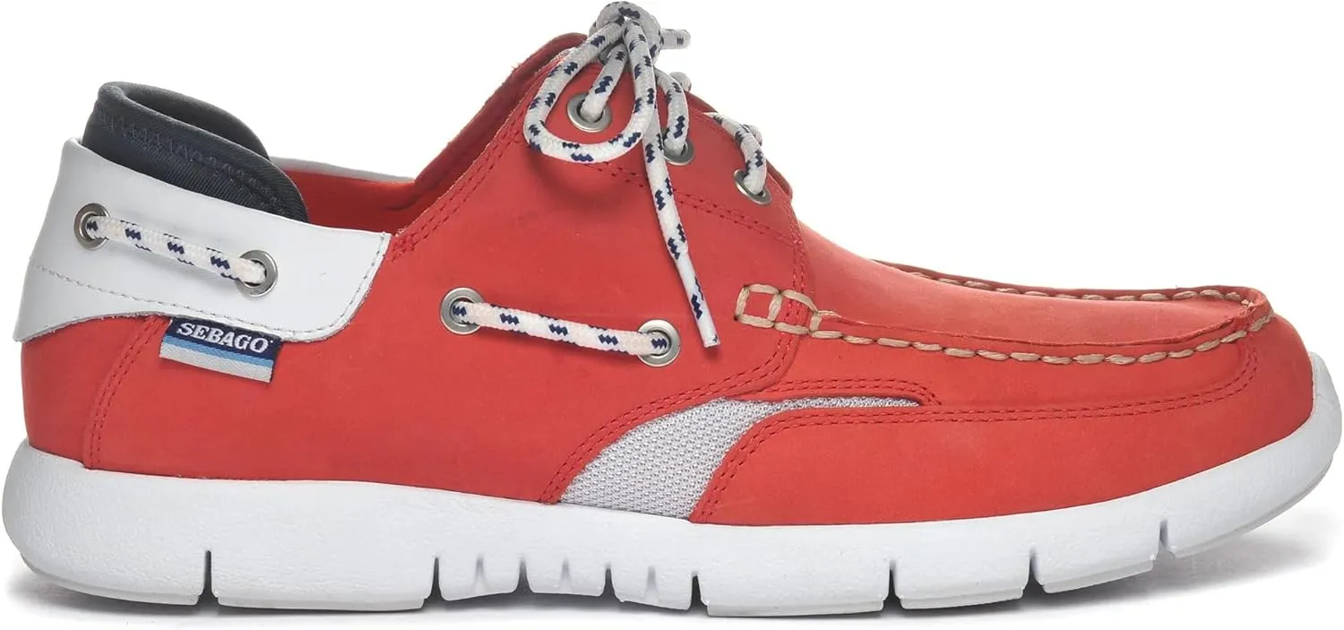 Sebago Men's Foremust Shoe – Lightweight Handsewn Moccasin with Mesh Lining & Slip-Resistant Rubber Sole