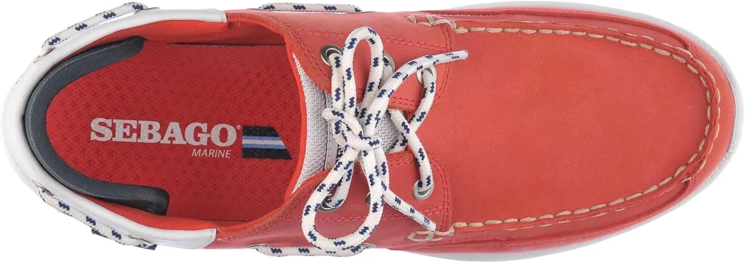 Sebago Men's Foremust Shoe – Lightweight Handsewn Moccasin with Mesh Lining & Slip-Resistant Rubber Sole