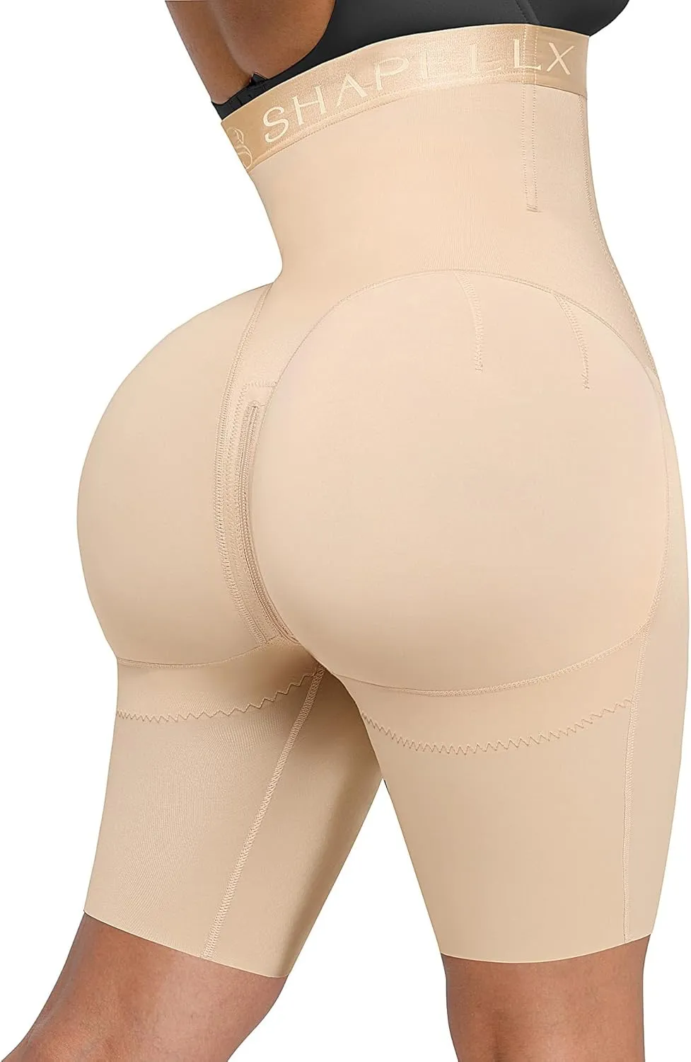 SHAPELLX Shapewear For Women Tummy Control High Waisted Body Shaper Shorts Butt Lifting Shapewear Higher Power Panties