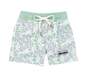 Shordees Swim Trunk - Sage Camo